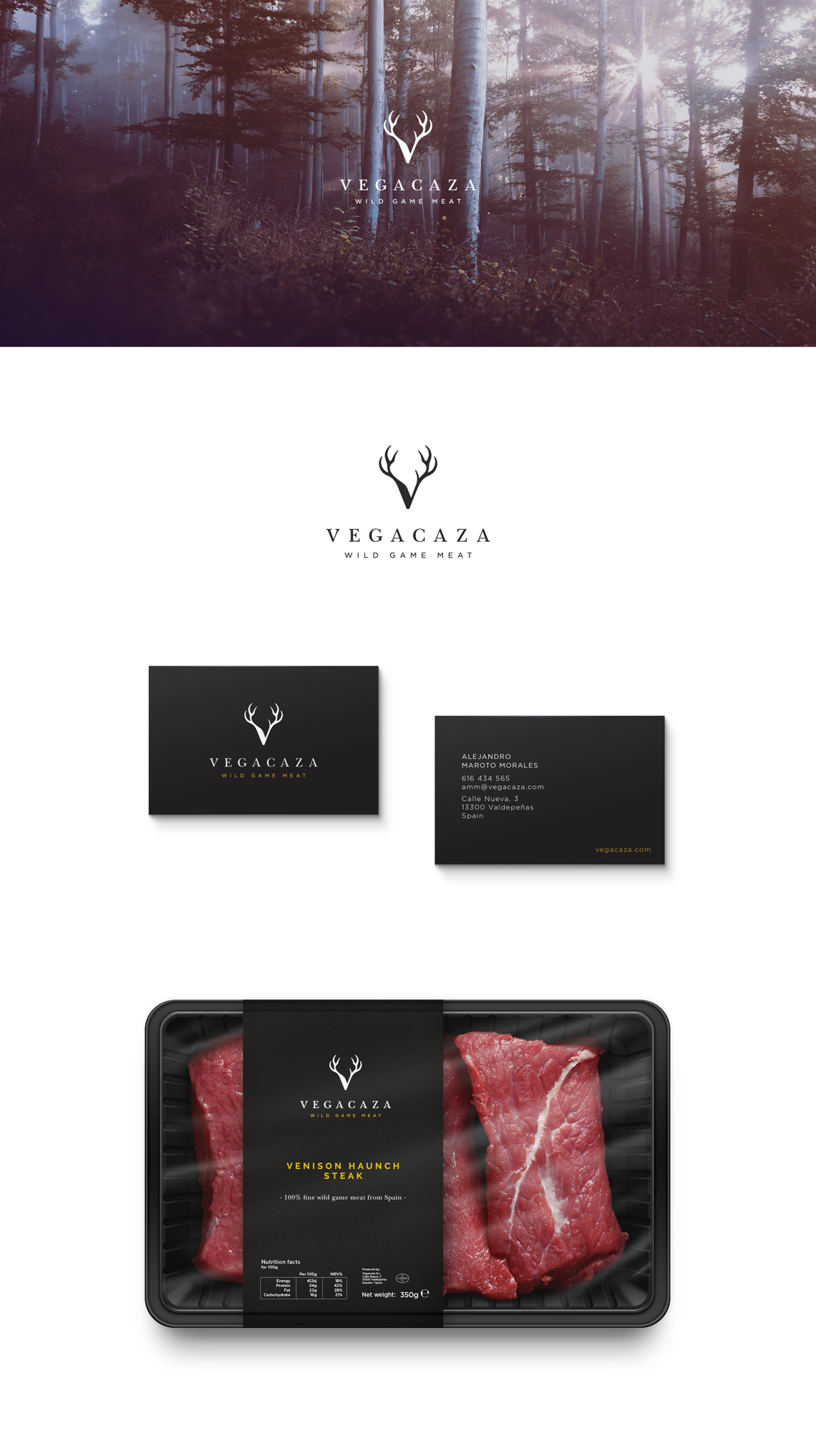 Vegacaza - Wild Game Meat - Identidad
